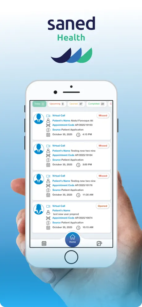 Saned Care Provider screenshot